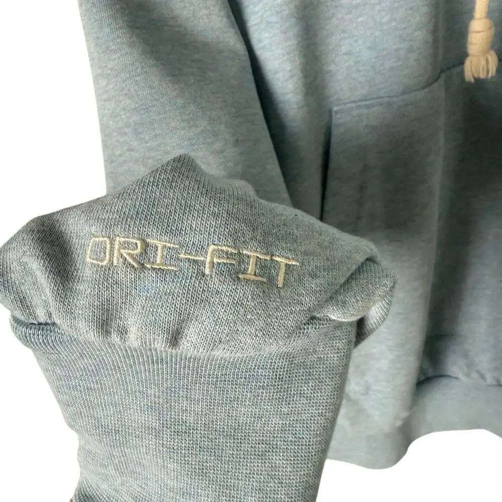 Nike Men Basketball Hoodie in Worn Blue Dri-Fit Pullover Sweatshirt, Size Small - Picture 10 of 13
